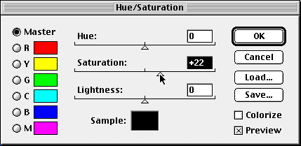 Hue/Saturation